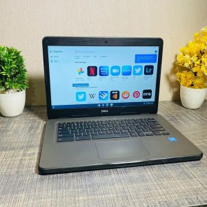 Dell Chromebook 3400 1.1 GHz Intel Celeron N4000 Dual-Core 4GB Ram 32GB Storage Playstore Supported 14″ Display Chromebook